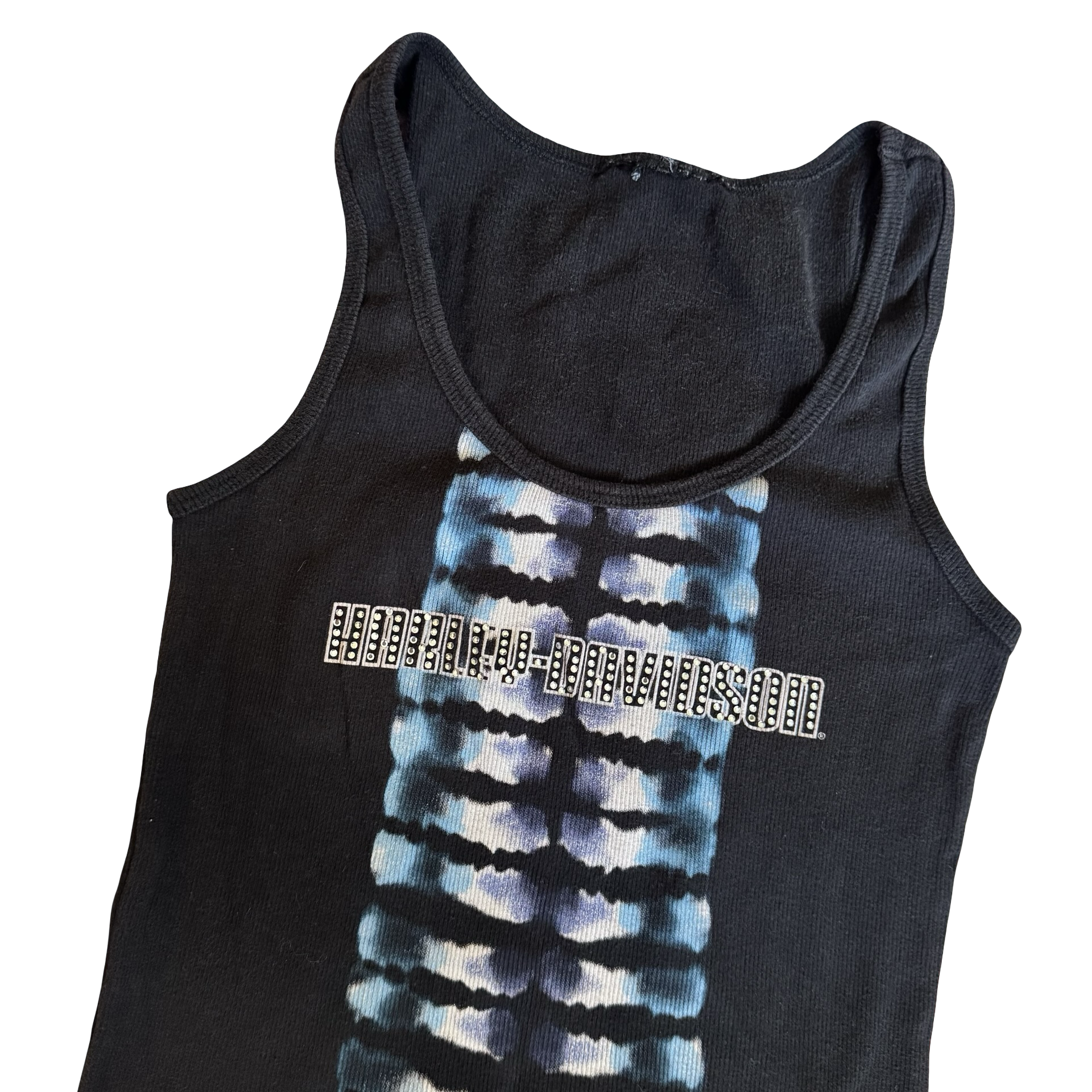 Y2K Harley Women’s Tye Dye Tank Top Shirt Size M