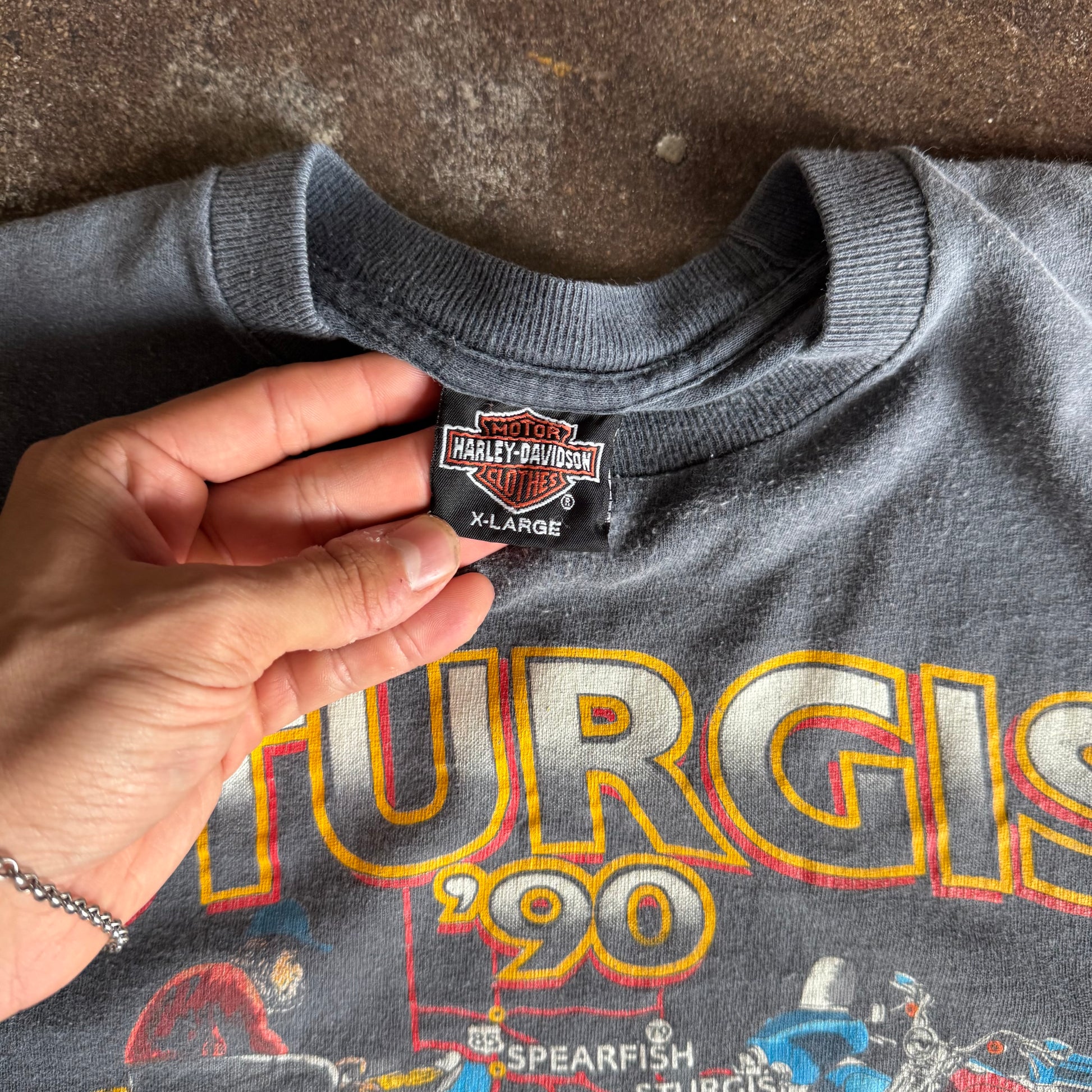 90’s Harley Sturgis Black Hills Sun Faded Tee (XL)