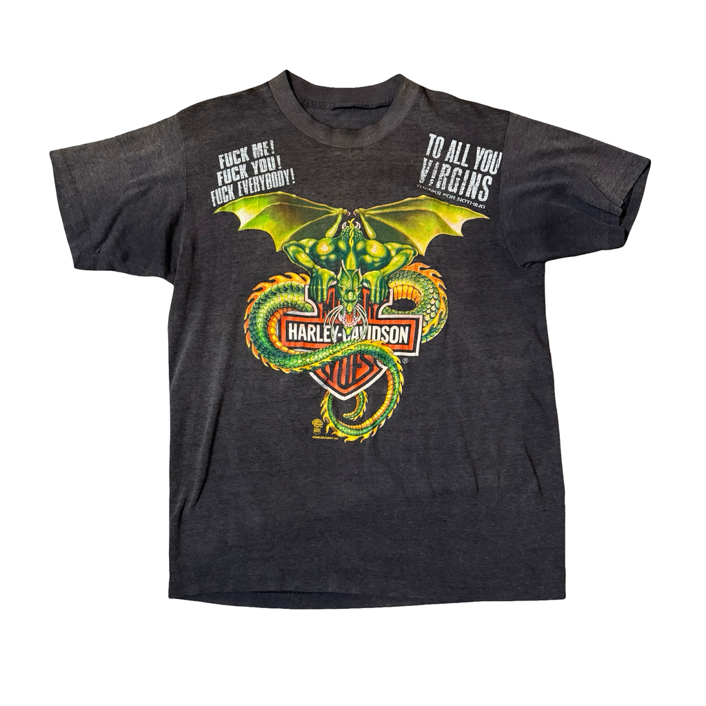 80’s Harley Dragon “To All You Virgins” Tee Size M