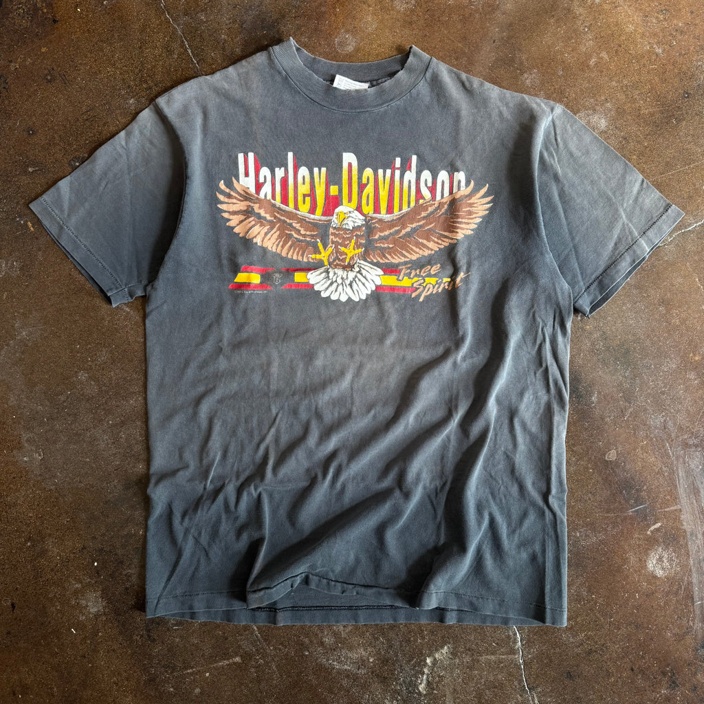 80’s Harley Free Spirit Sun Faded Tee (L)