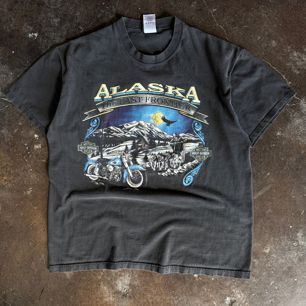 90’s Harley of Alaska “Last Frontier” Sun Faded Tee (L)