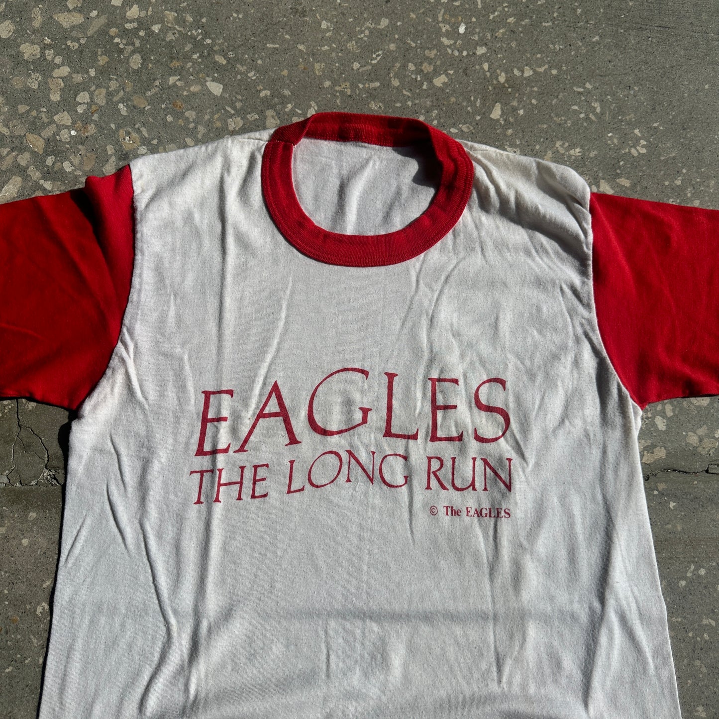 70s Eagles The Long Run Band Tee (Minimal-Wear)