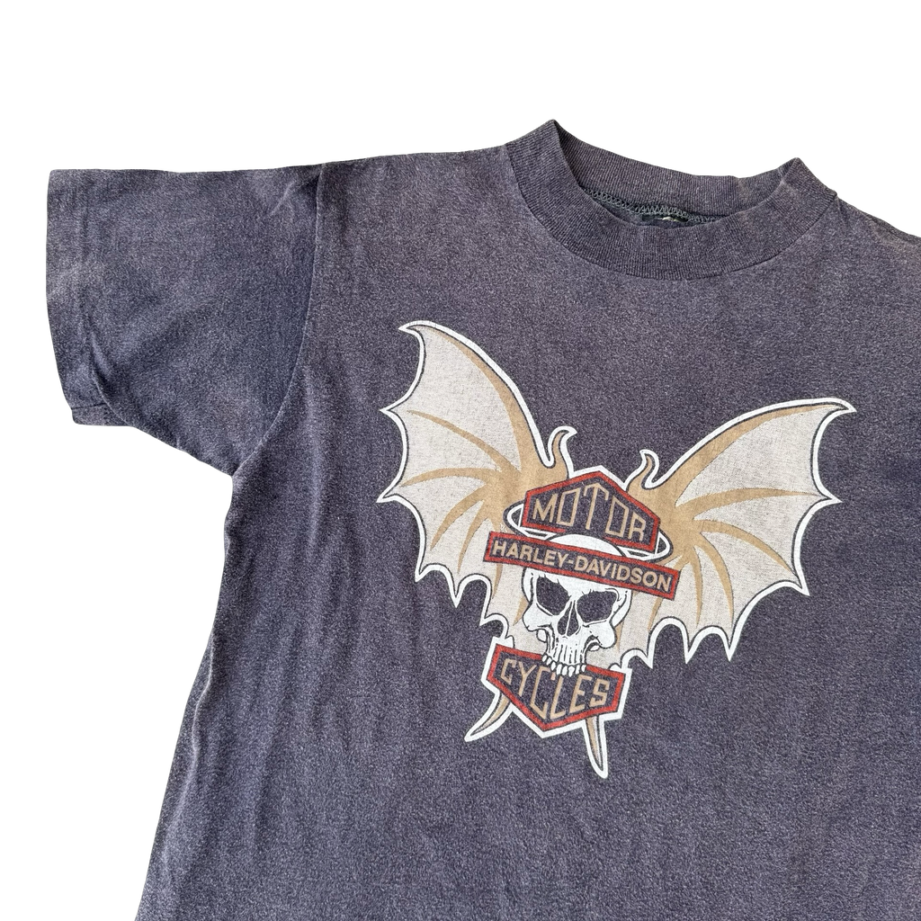 80’s Harley Bat Skull Fletchers Dealer Tee Size M