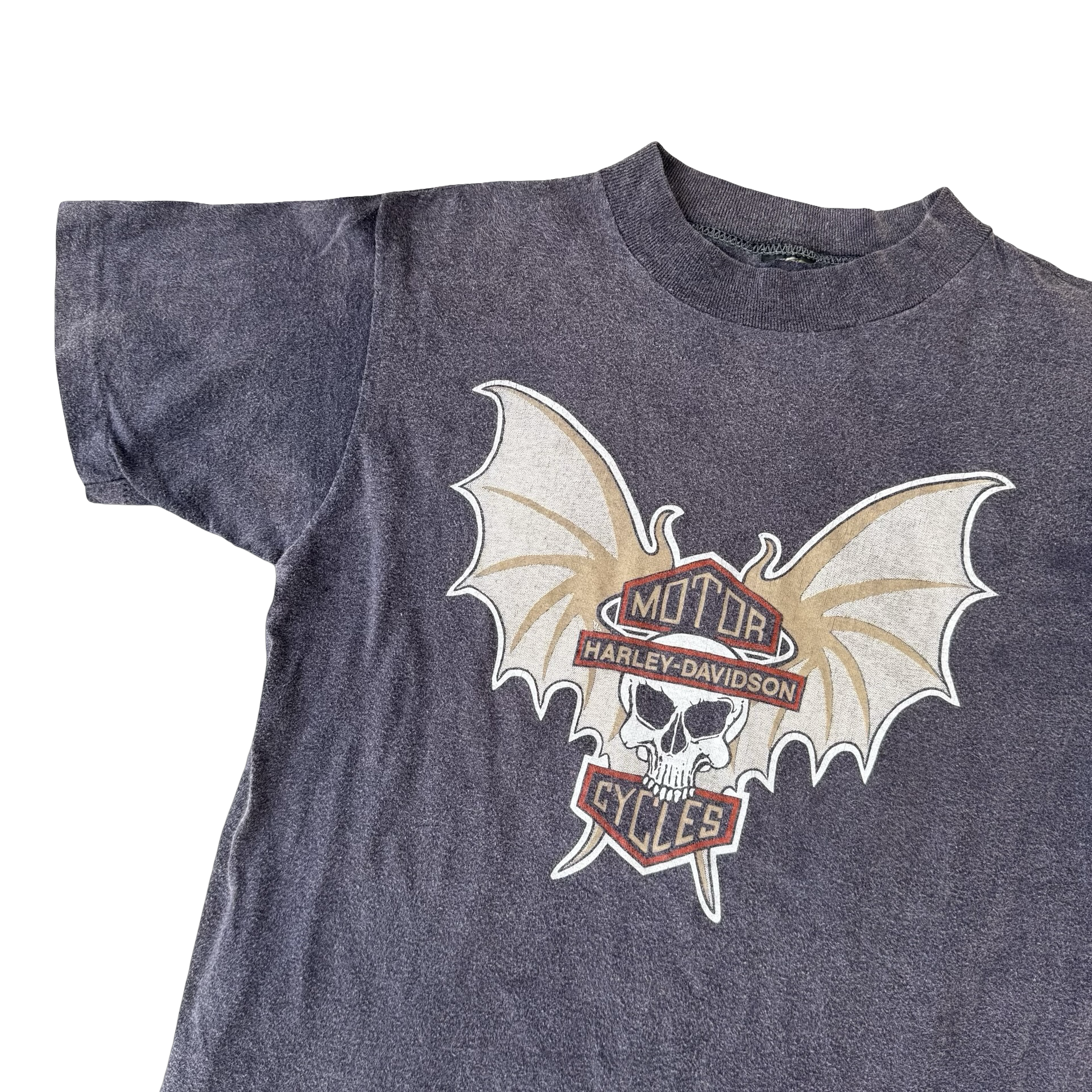 80’s Harley Bat Skull Fletchers Dealer Tee Size M