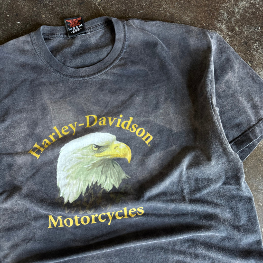 Y2K Harley Davidson Eagle Sunfaded Tee (XL)