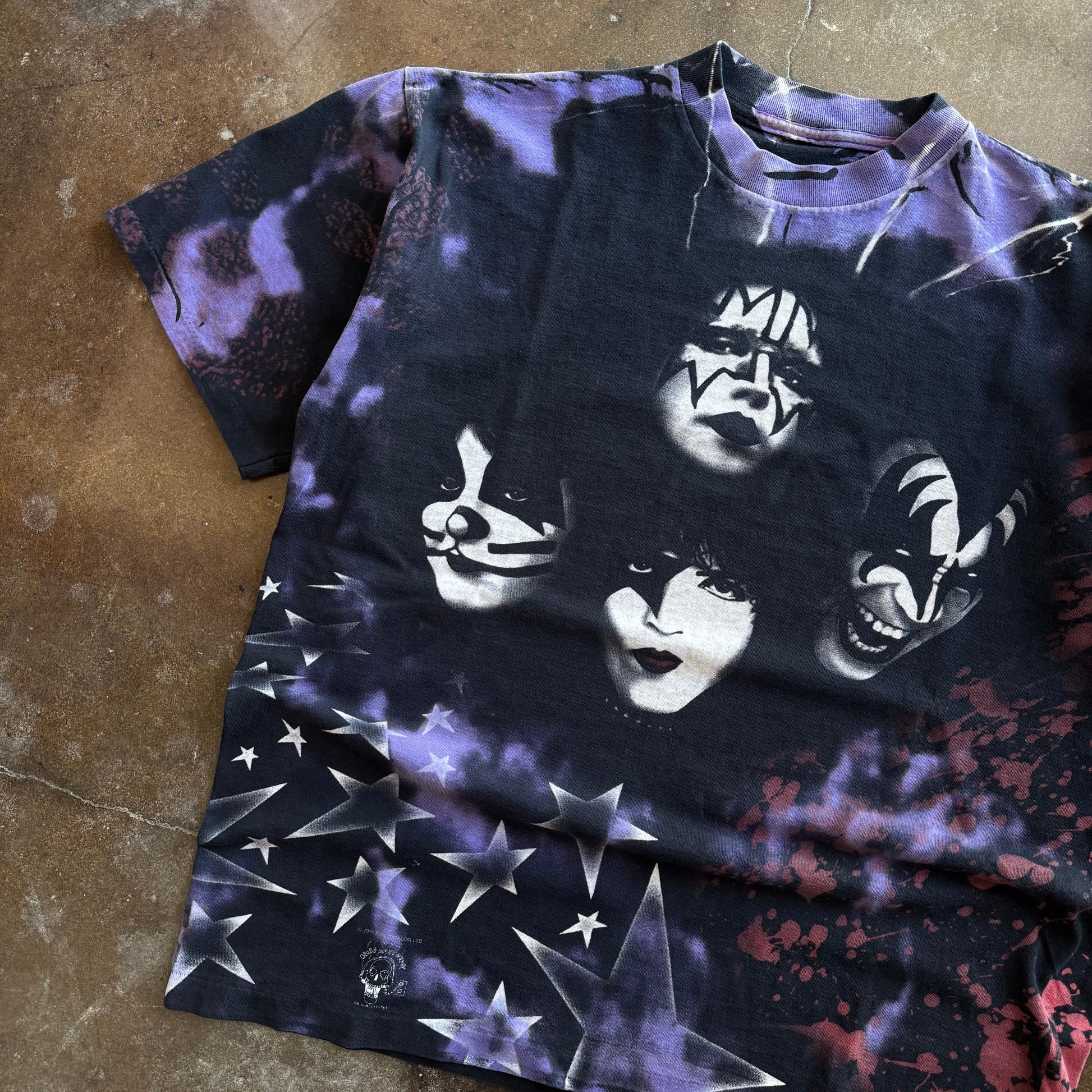90’s Kiss Alive Worldwide Tour AOP Tee (XL)