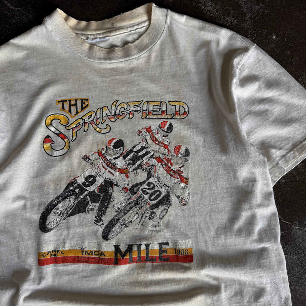 80’s Springfield Mile Harley Racing Tee (L)