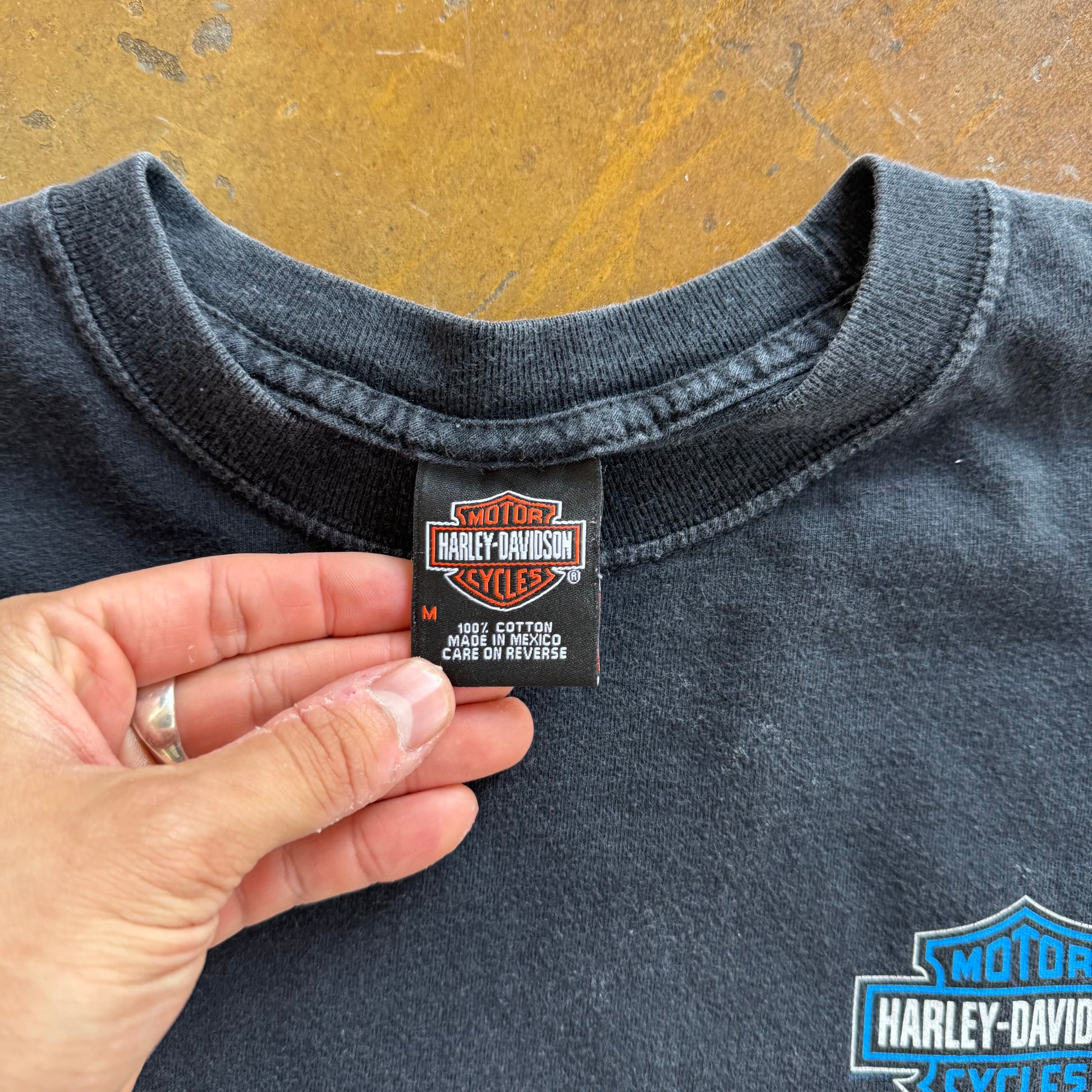 ‘01 Harley Davidson of NYC Twin Towers Tee (M)