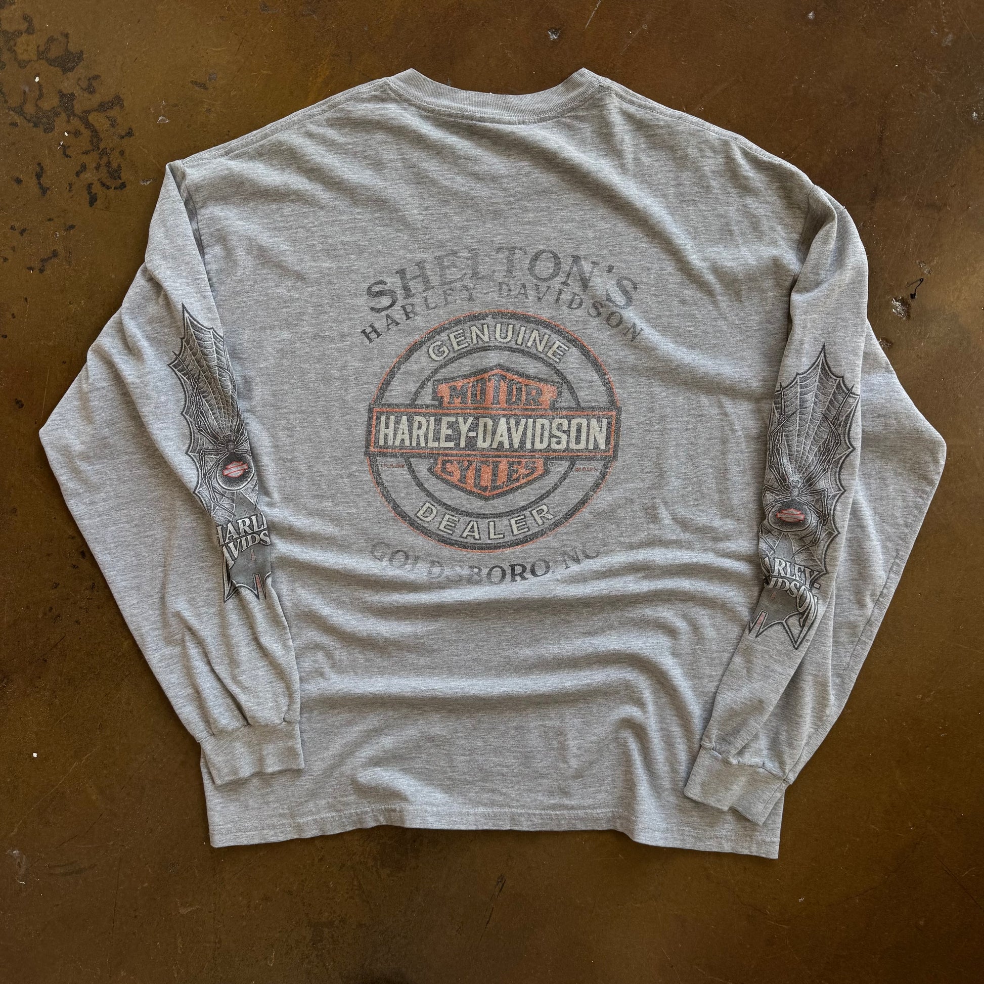 ‘00s Harley Davidson Spiderweb Longsleeve Tee (XL)