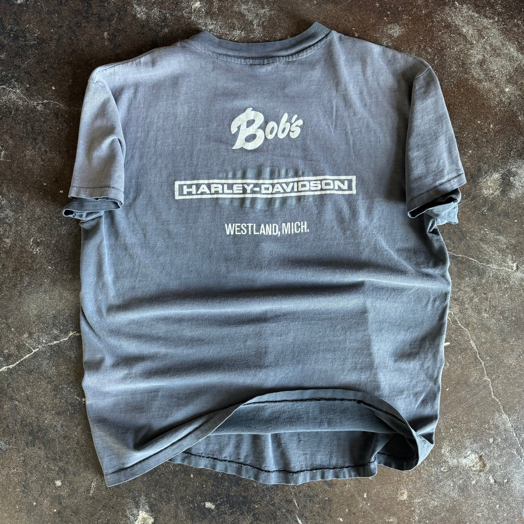 80’s Sun Faded Harley Everything Else Un-American Tee (XL)