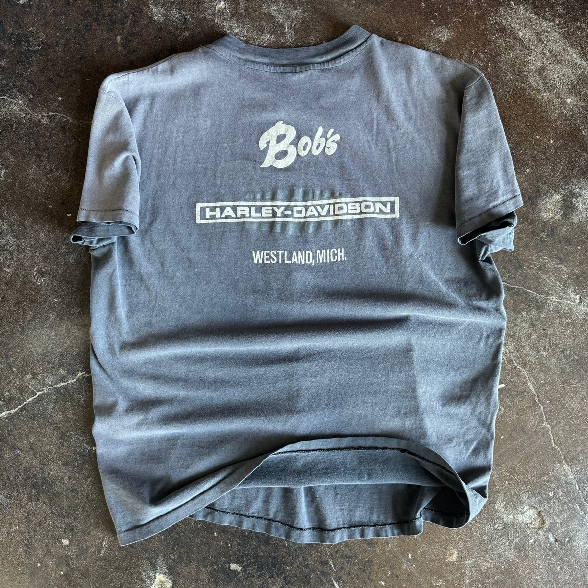 80’s Sun Faded Harley Everything Else Un-American Tee (XL)