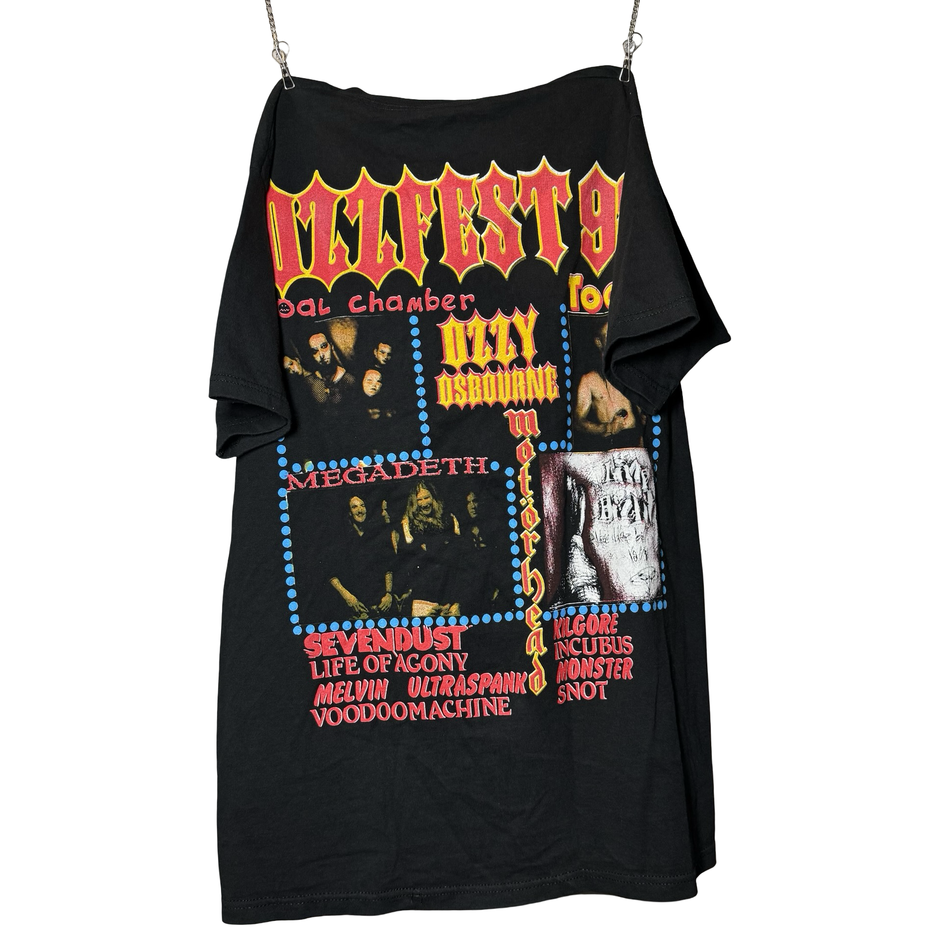 ‘98 Ozzy Osbourne Parking Lot Ozzfest Boot Tee Size L