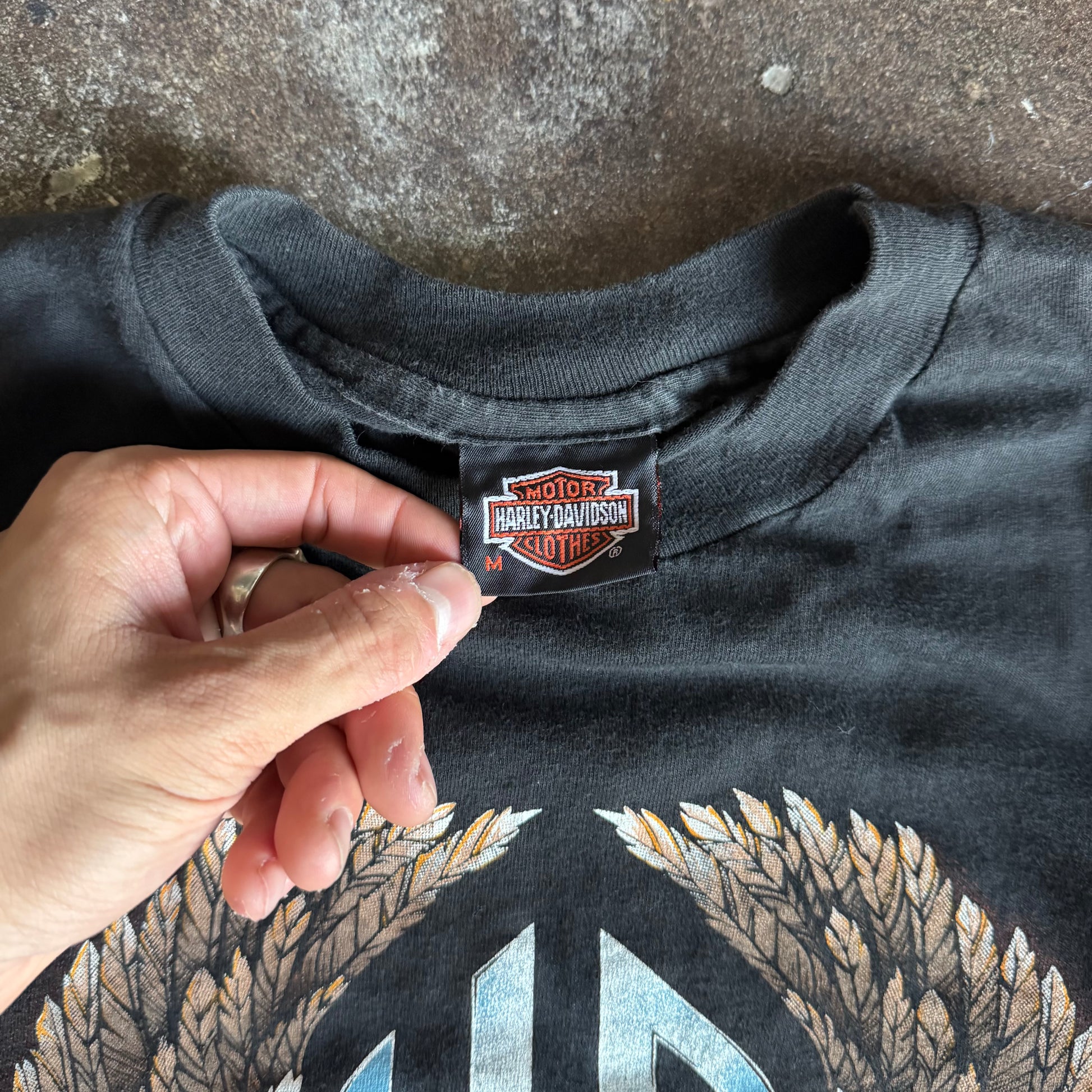 80’s Harley Wings “For Bikers Only” Scotland Tee (M)