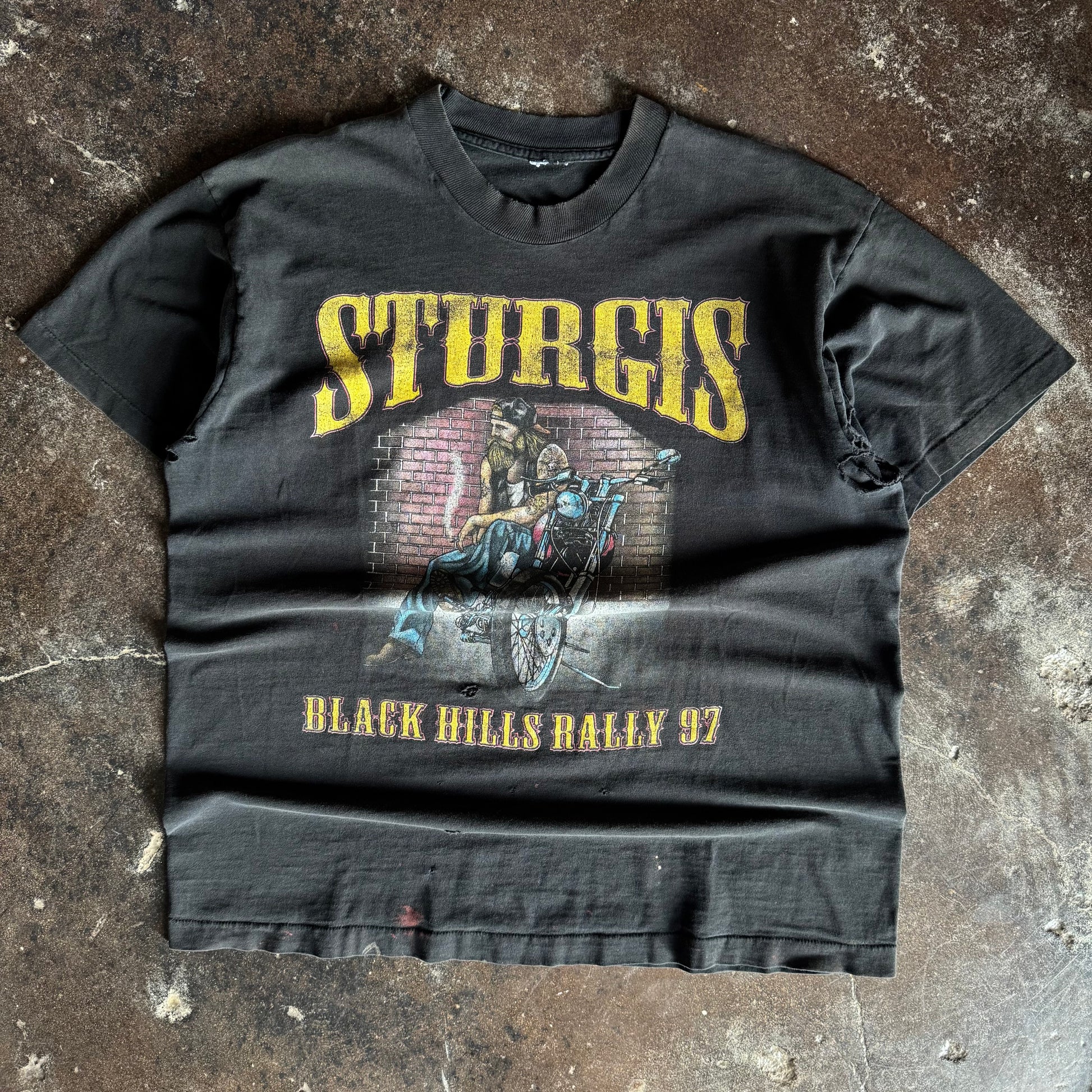 90’s Black Hills Sturgis Distressed Tee (XL)