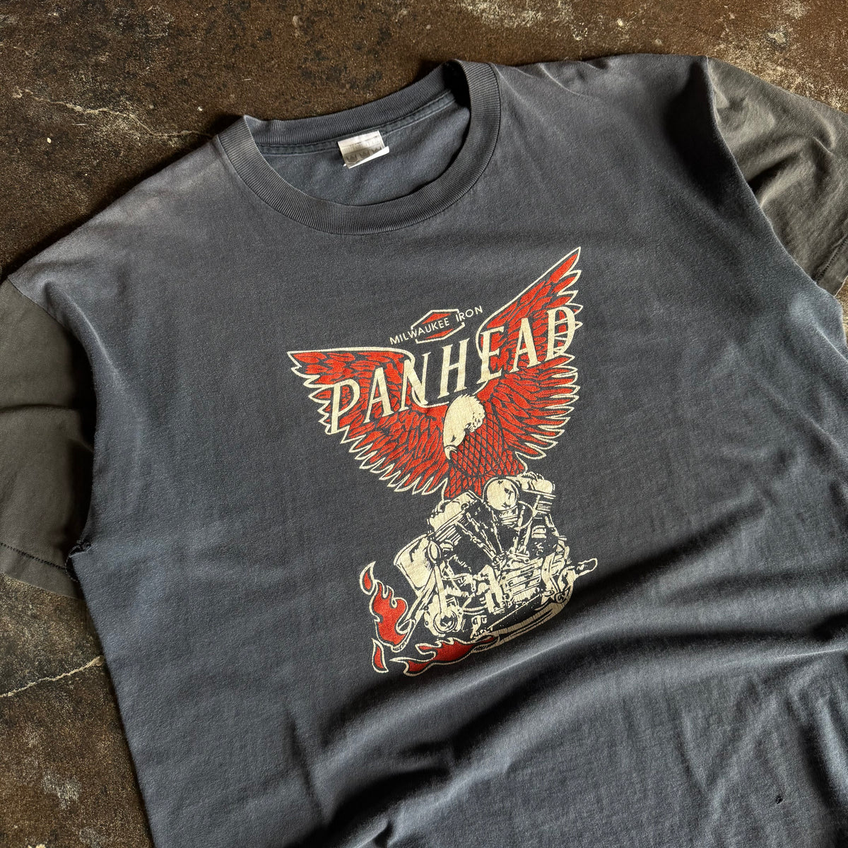 90’s Milwaukee Iron Panhead Faded Tee (XL)