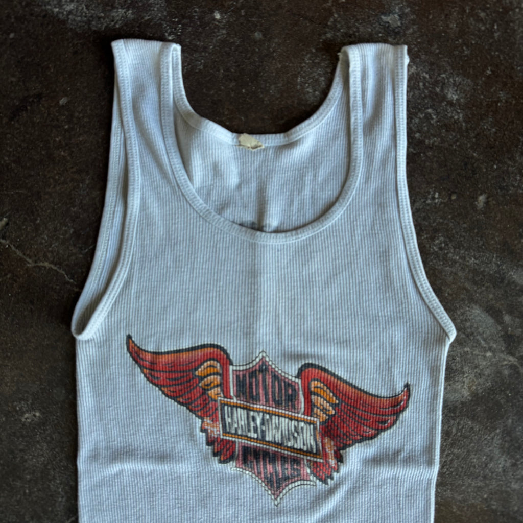 80’s Harley Emblem California Women’s Tank Top (S/M)