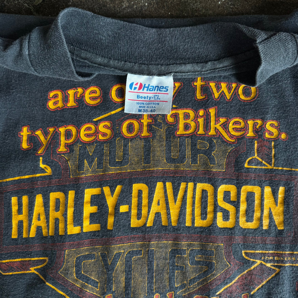 80’s Harley “Two Types of Bikers” Tee (M/L)