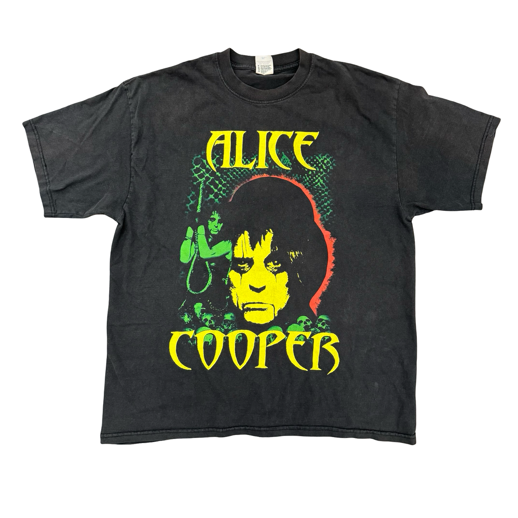 Y2K Alice Cooper Big Face Tour Tee Size XL