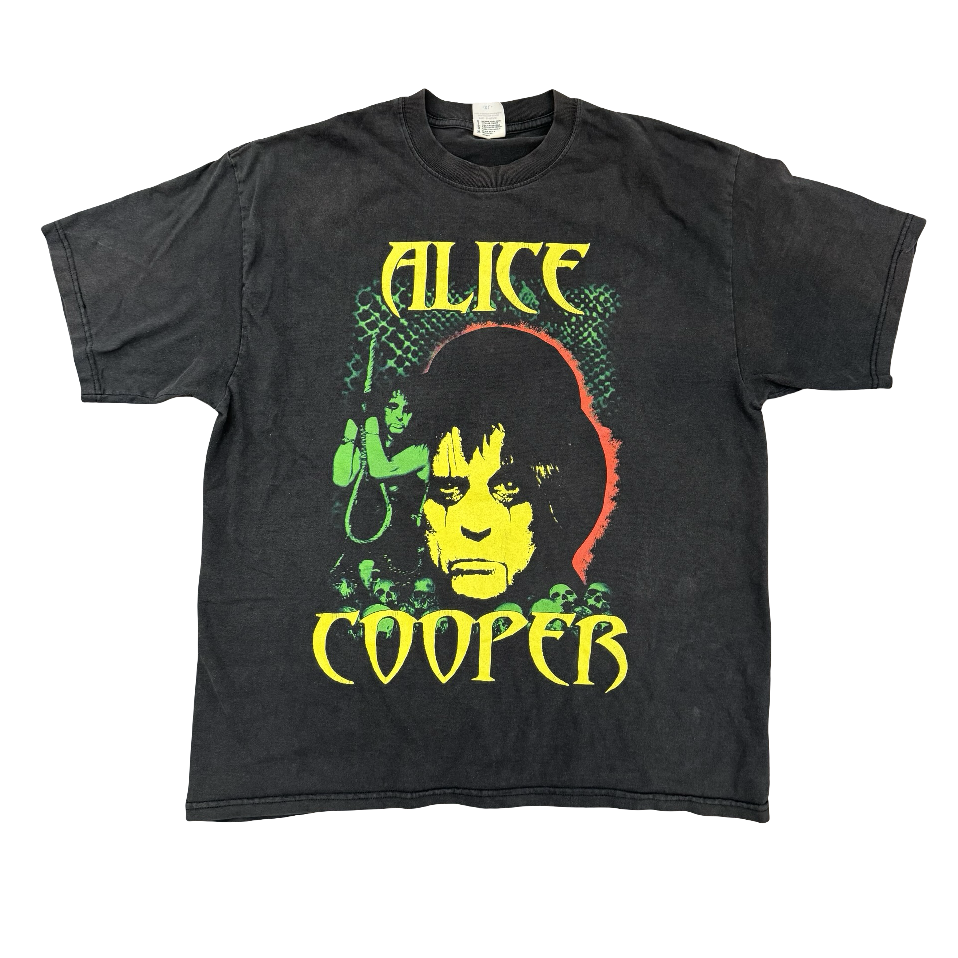 Y2K Alice Cooper Big Face Tour Tee Size XL