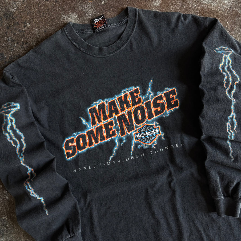 Y2K Harley “Make Some Noise” Lighting Longsleeve (XL)