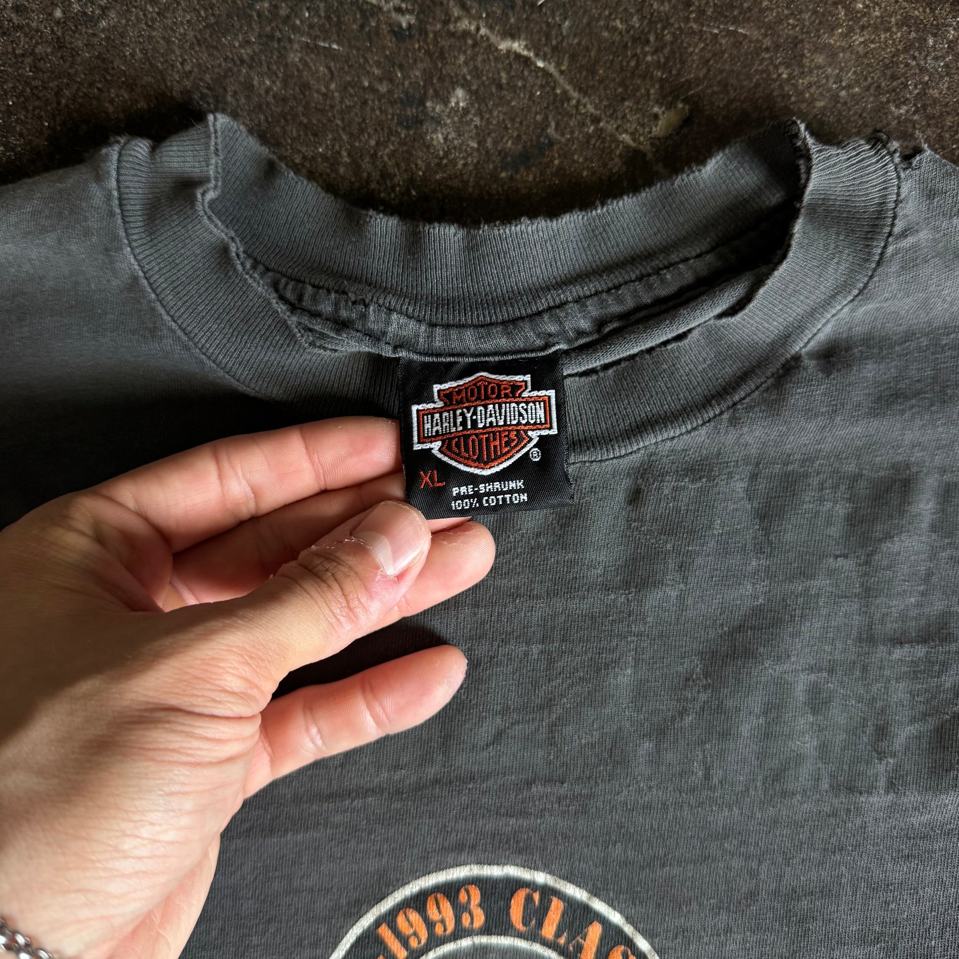 90’s Harley Faded & Distressed 90th AOP Tee (XL)