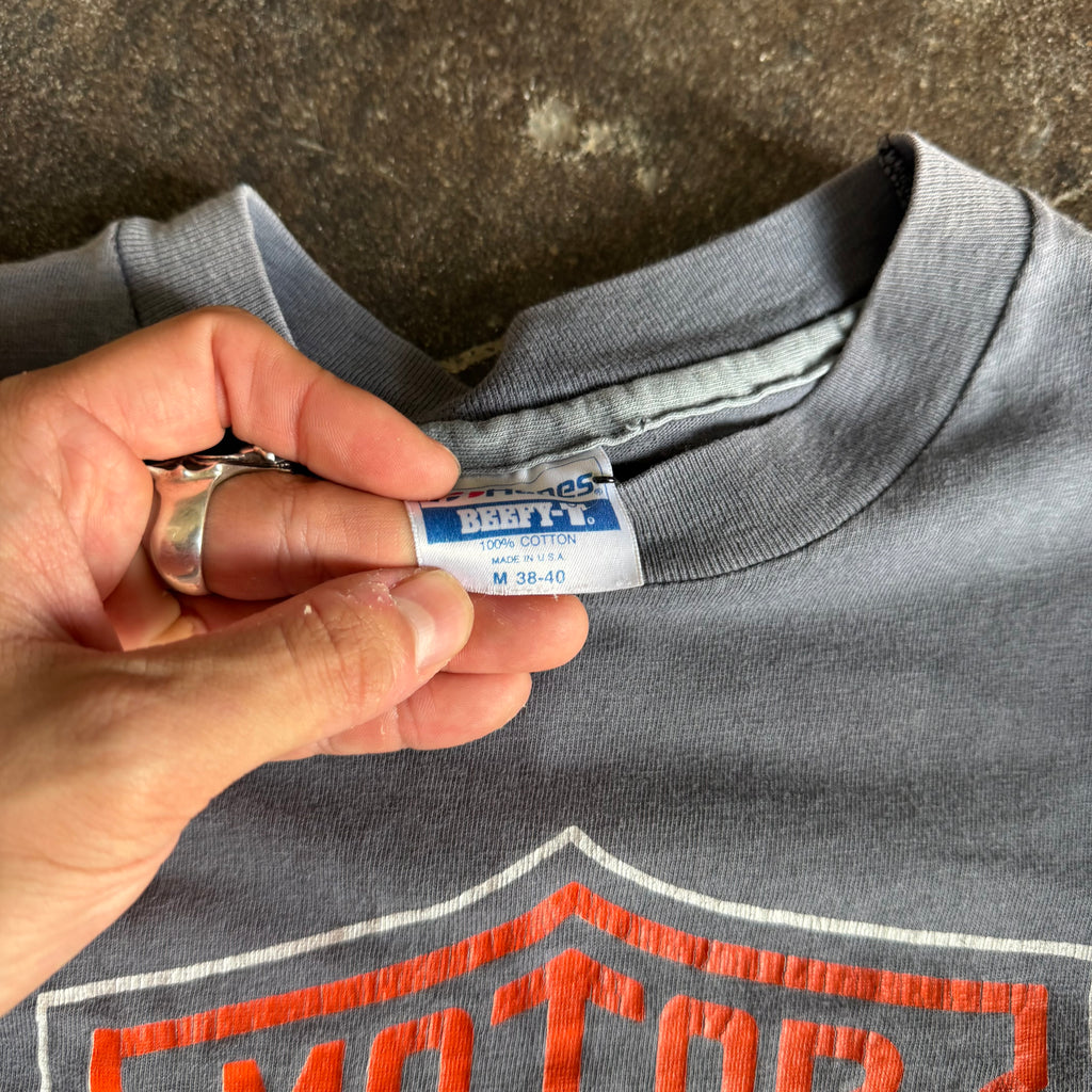 80’s Harley Sun Faded Emblem NH Tee (M)