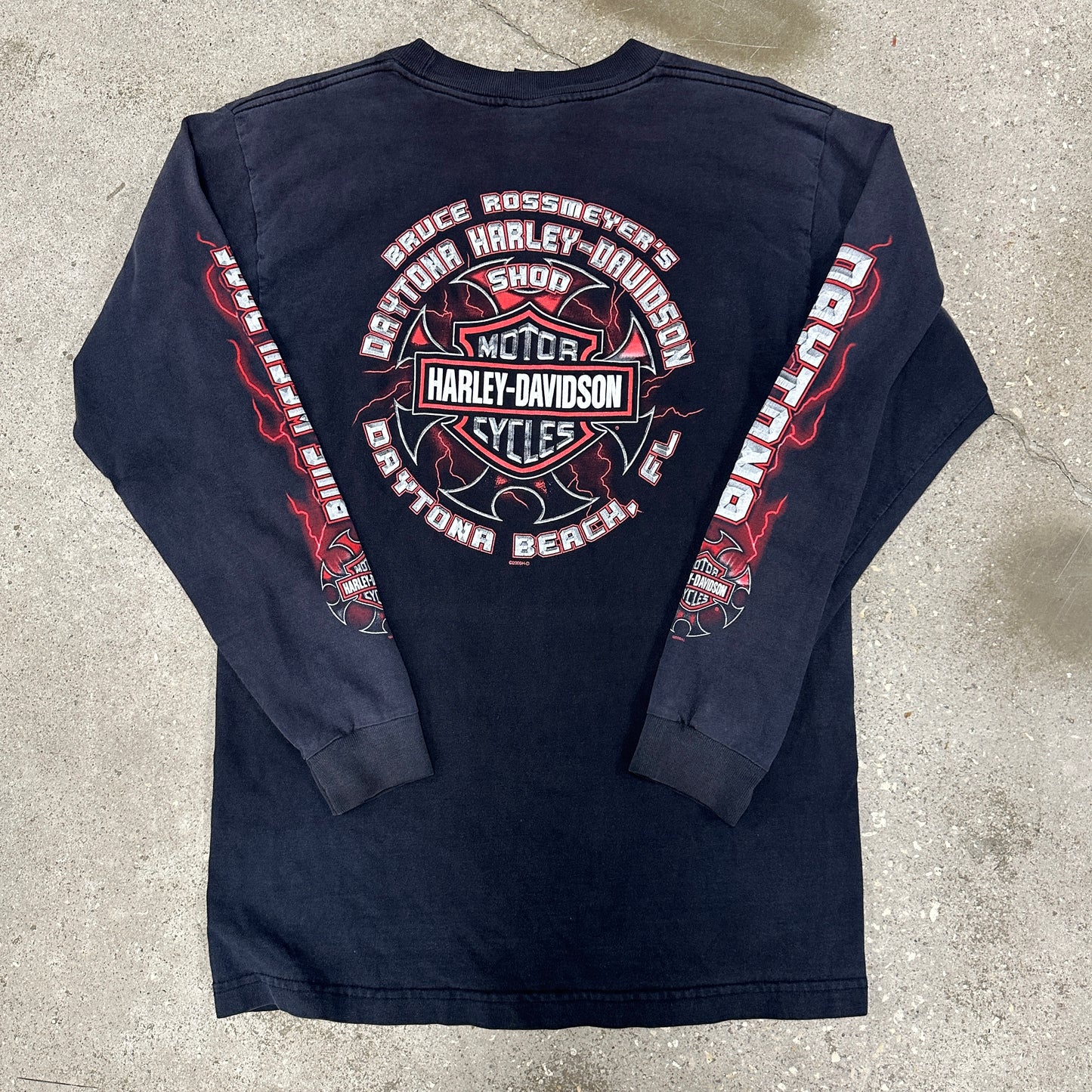 Harley Bike Week Longsleeve Red Lightning shirt