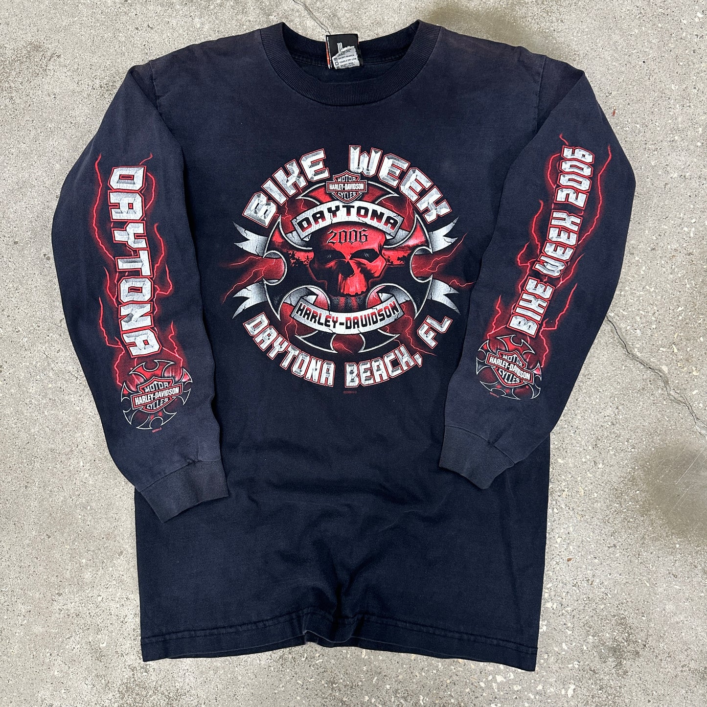 Harley Bike Week Longsleeve Red Lightning shirt