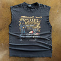 90's Harley 3D Emblem Most Wanted Cut-Off Tee (L)