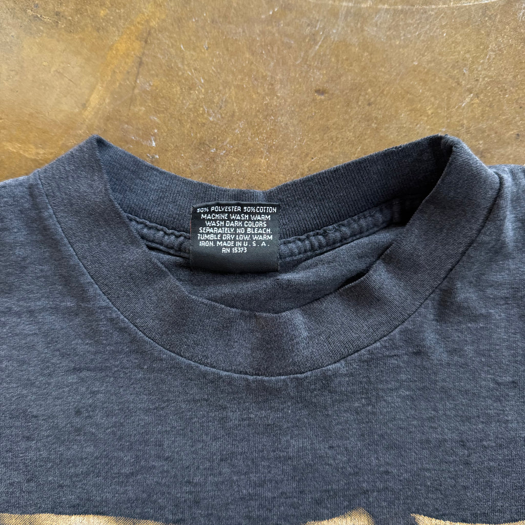 90's Harley 3D Emblem Most Wanted Cut-Off Tee (L)