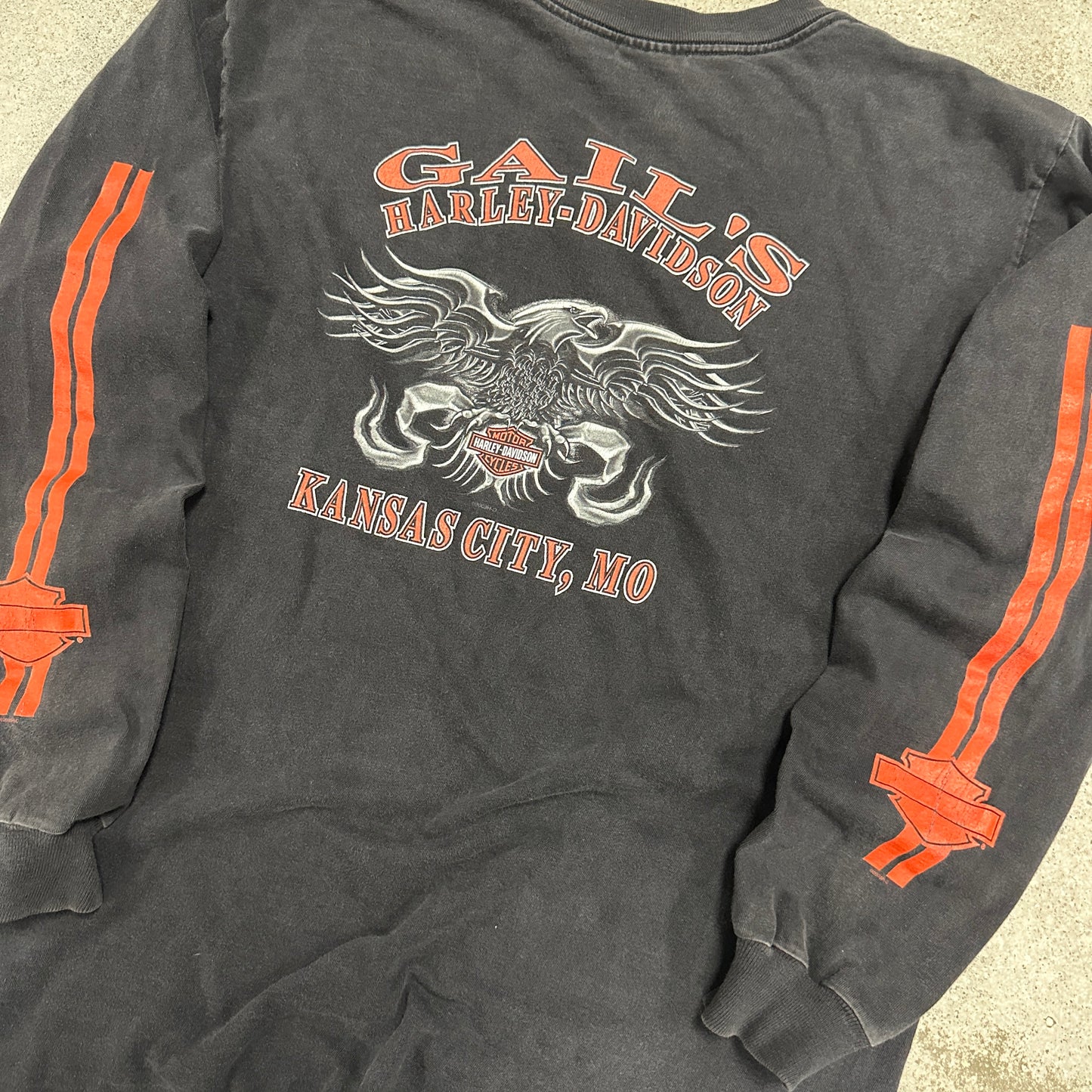 Harley Chrome Eagle Longsleeve Shirt