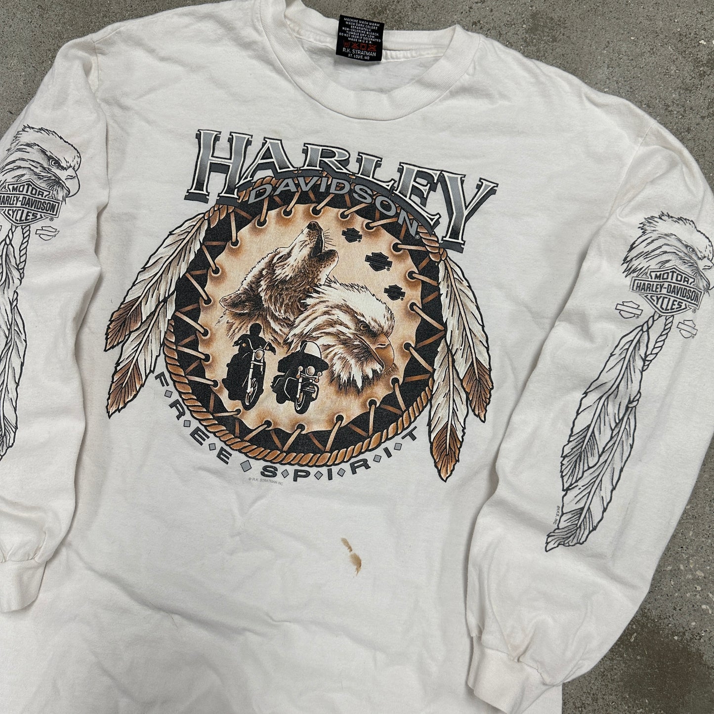 Harley Native Eagle Longsleeve Shirt